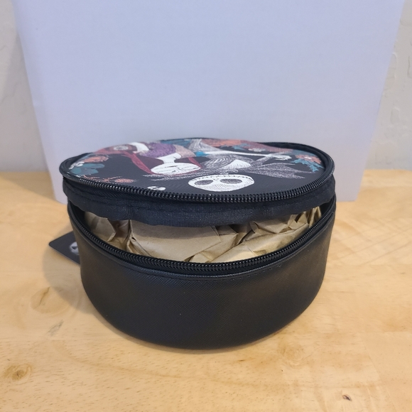 The Nightmare Before Christmas Floral Circle Makeup Bag - Picture 10 of 14